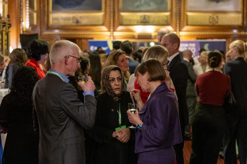 Networking at the reception hosted by Sir Lindsay Hoyle