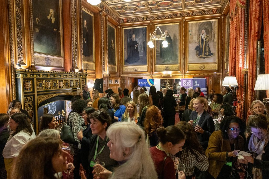 Ellie Reeves MP networked with allies at the reception.