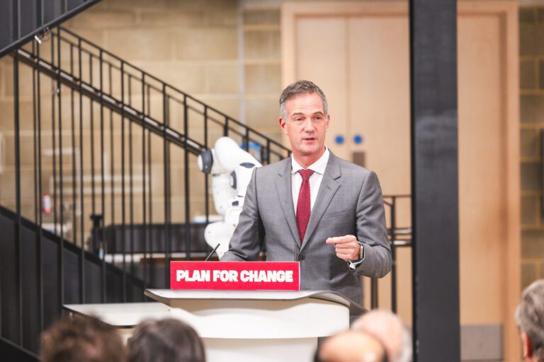 Secretary of State for Science, Innovation, and Technology, Peter Kyle speaks on the local AI powered growth