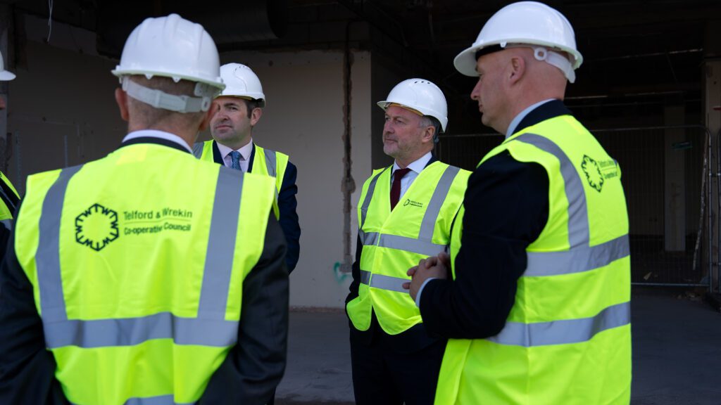 Secretary of State for Housing, Communities and Local Government, Steve Reed visit Telford and has highlighted the need for further planning reform