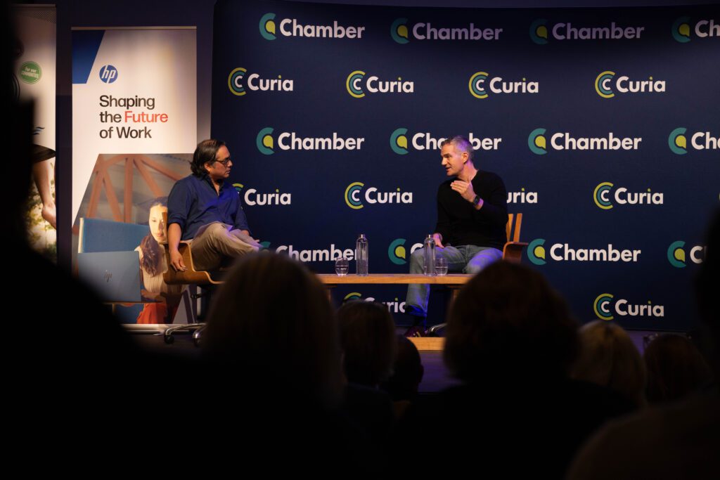 UKAI CEO, Tim Flagg discusses the Government's vision for AI adoption in the South East and UK economies with Secretary of State for Business and Trade, Peter Kyle at the Brighton Get Britain Growing South East Conference 