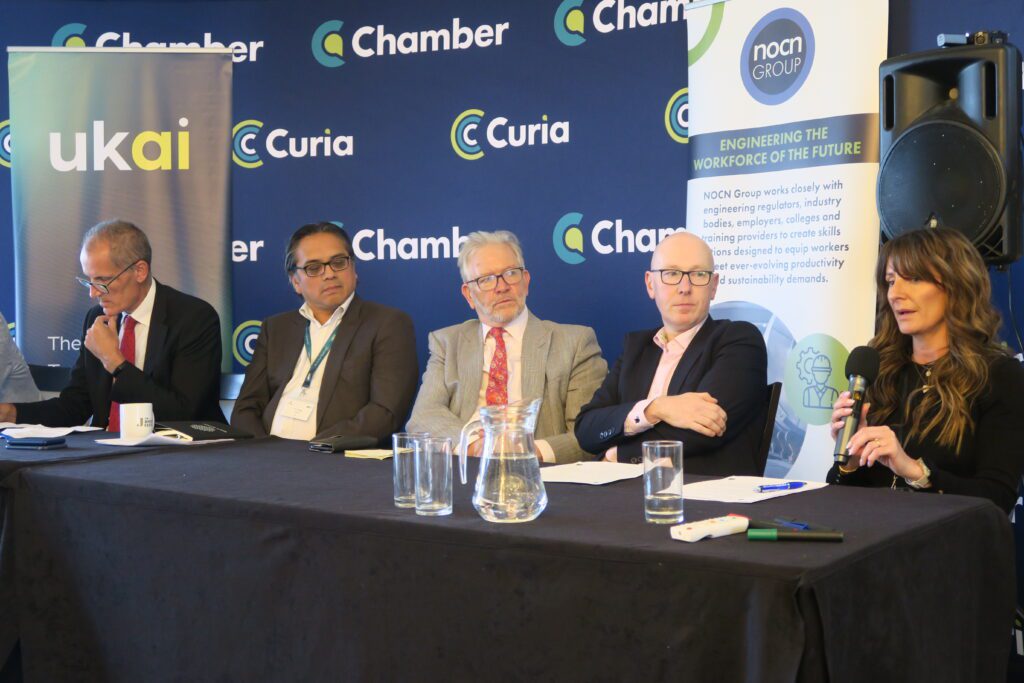 Panellists heard presentations from each of the sprints, including the sprint workshop on AI in the North West