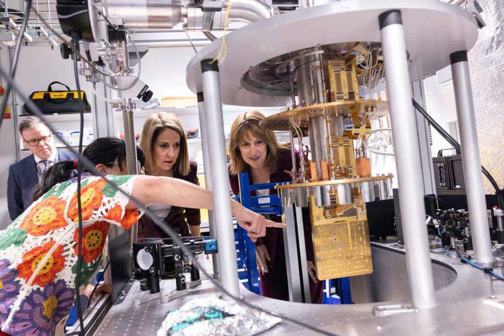 Chancellor, Rachel Reeves, and Secretary of State for Science, Innovation and Technology, Liz Kendall visit the National Quantum Computing Centre in Didcot, Oxfordshire. (Picture: Kirsty O'Connor/Treasury)