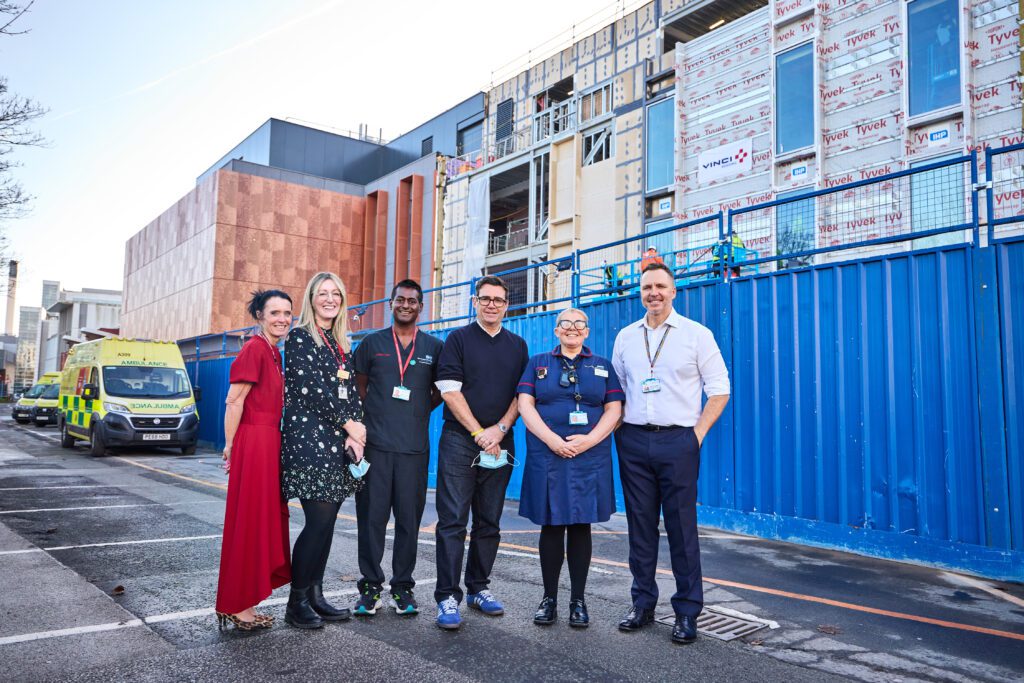 As Mayor of Manchester, Andy Burnham visited the new resus department at Manchester NHS Royal Infirmary. (Photo: Manchester University NHS Foundation Trust)