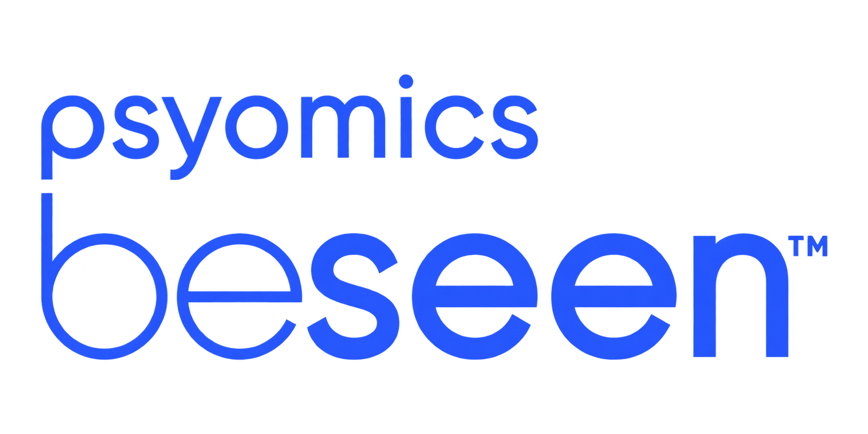 psyomics beseentm blue logo